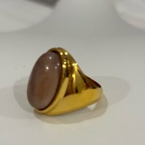 Victoria Emerson Venti Ring Size 8 Dun Stone, never worn